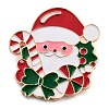 Christmas Theme Alloy Enamel Brooches JEWB-S022-03D-1