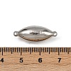 304 Stainless Steel Magnetic Clasps STAS-C127-14P-3