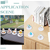 85Pcs Flat Round Acrylic Action Figure Display Pedestals ODIS-FG0002-14A-5
