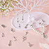 72pcs 12 styles Musical Theme Tibetan Style Alloy Pendants FIND-SC0007-38-4