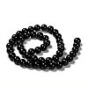 Natural Eyeless Obsidian Beads Strands G-K123-06-14mm-2