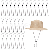 24Pcs Plastic Hat Flexible Removable Chin Cord FIND-FG0004-90-1