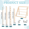 Wooden Ribbon Storage Rack ODIS-WH0086-127-2