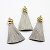 Nylon Cord Tassel Big Pendant Decorations HJEW-K003-10-1