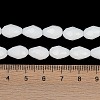 Opaque Solid Color Beads Strands EGLA-N013-P8mm-D02-4