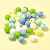 35Pcs Food Grade Eco-Friendly Silicone Focal Beads SIL-FS0001-22E-7