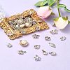 12 Styles ABS Plastic & CCB Plastic Pendants KY-YW0001-67-2