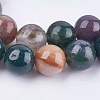 Natural Indian Agate Beads Strands X-G-L083-8mm-15-3