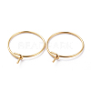 316 Surgical Stainless Steel Hoop Earrings Findings STAS-K146-039-35mm-G-1