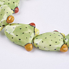 Handmade Porcelain Beads X-PORC-G002-16B-5
