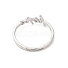 Non-Tarnish 304 Stainless Steel Word Hope Adjustable Ring RJEW-L107-027P-3