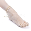 Double Layer Anklets AJEW-AN00293-02-4