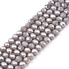 Electroplate Glass Beads Strands EGLA-A044-P3mm-B10-1