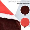 2 Pairs 2 Style Pleuche with PU Leather Door Handle Protective Casing AJEW-GF0003-07C-4
