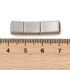 304 Stainless Steel Snap Lock Clasps STAS-U055-02B-P-3