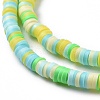 Handmade Polymer Clay Beads Strands CLAY-R089-3mm-011-4