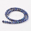 Natural Lapis Lazuli Beads Strands X-G-G099-8mm-7A-2
