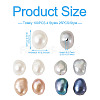 100Pcs 4 Styles Natural Cultured Freshwater Pearl Beads PEAR-BT0001-02-5