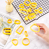 Plastic Clay Pressed Molds Set TOOL-WH0125-70-3