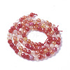 Natural Agate Round Beads Strand G-L084-4mm-15-2