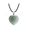 Natural Green Aventurine Charms HEAR-PW0001-057-29-1
