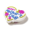  Mother's Day Silicone Focal Beads SIL-P007-B03-2
