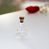 Miniature Glass Empty Wishing Bottles BOTT-PW0006-01D-1