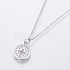 304 Stainless Steel Chain Necklaces NJEW-O108-39P-3