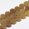 Natural Topaz Jade Beads Strands G-T122-03J-1