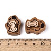 Natural Jujube Wood Beads WOOD-N021-02-3