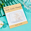 Beebeecraft 50Pcs Long-Lasting Plated Brass Beads KK-BBC0008-96-6