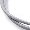 Unisex Korean Waxed Polyester Cord Bracelets BJEW-JB04597-3