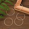 Brass Linking Rings KK-Y003-03L-G-5