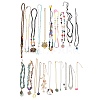 Natural & Synthetic Gemstone and Wood and Glass Necklaces Kits NJEW-XCP0001-44-1