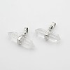 Natural Quartz Crystal Double Terminated Pointed Pendants G-F177-01-1