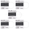 5Pcs Pure Silk Cord OCOR-BBC0001-03B-1