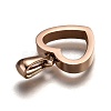 Ion Plating(IP) 304 Stainless Steel Pendants STAS-Z006-16RG-2