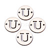Unfinished Natural Poplar Wood Links Connectors WOOD-S045-140B-01U-1