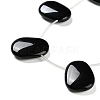 Natural Black Onyx(Dyed & Heated) Beads Strand G-NH0019-E01-01-3