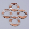 Resin & Walnut Wood Pendants RESI-R428-02C-1