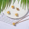 5 Pieces Durian Charm Pendant Enamel Fruit Charm Imitation Fruit Pendant for Jewelry Keychain Necklace Earring Making Crafts JX378A-4