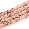 Baking Paint Glass Beads X1-DGLA-N010-8mm-02-1