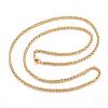 304 Stainless Steel Necklaces NJEW-E080-08G-1