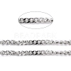 304 Stainless Steel Curb Chains CHS-D033-02P-02-2