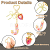 Alloy & Resin Pendant Decorations HJEW-YW00401-02-4