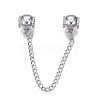 Rack Plating Alloy European Dangle Charms MPDL-N039-228P-3