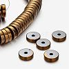 Electroplate Non-magnetic Synthetic Hematite Beads Strands G-F300-17C-03-1