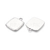 304 Stainless Steel Pendant Cabochon Settings STAS-N108-74P-2
