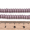 Opaque Spray Painted Glass Beads GLAA-ZX008-4mm-18S-4