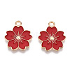 Alloy Enamel Pendants ENAM-S121-115A-3